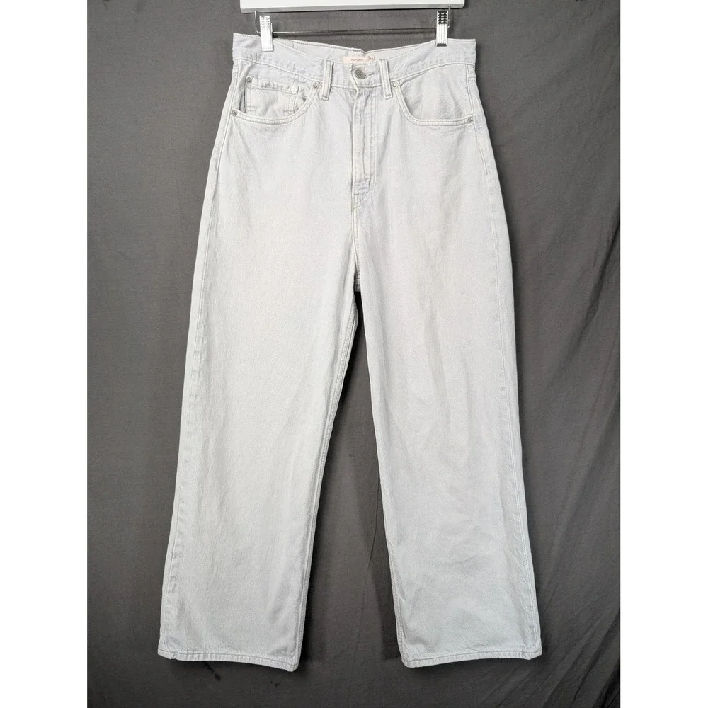 Levi Mens High Loose Jeans Light Wash Blue 3464100040 Size 30x29